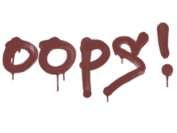 Sealed Graffiti | Oops (Brick Red)